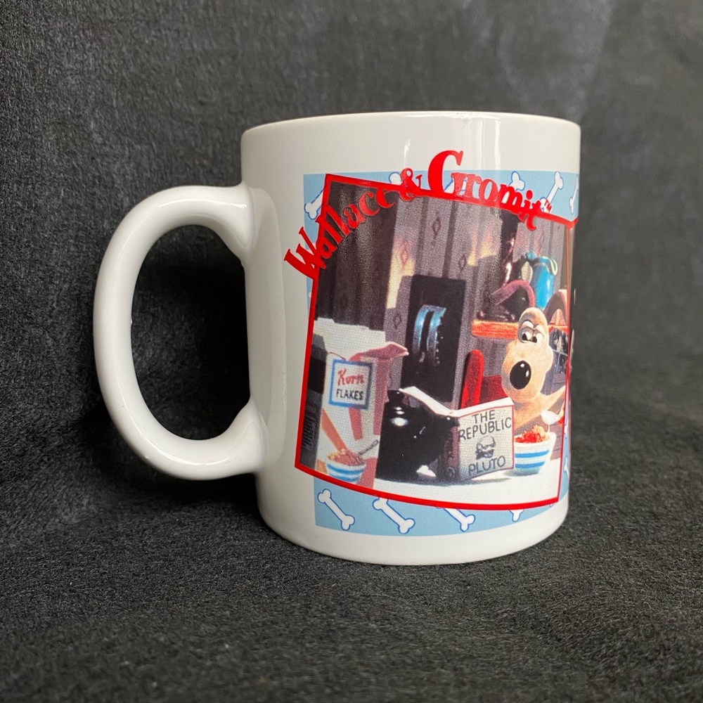 VINTAGE 1989 Wallace & Gromit Coffee Mug